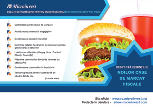Soluție pentru fast food și restaurante