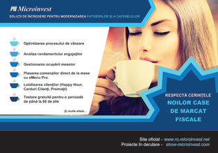 Soluție pentru patiserie și cafenea