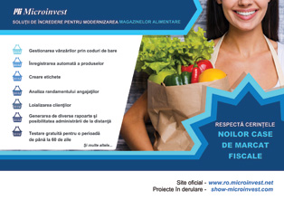 Soluție pentru magazine alimentare